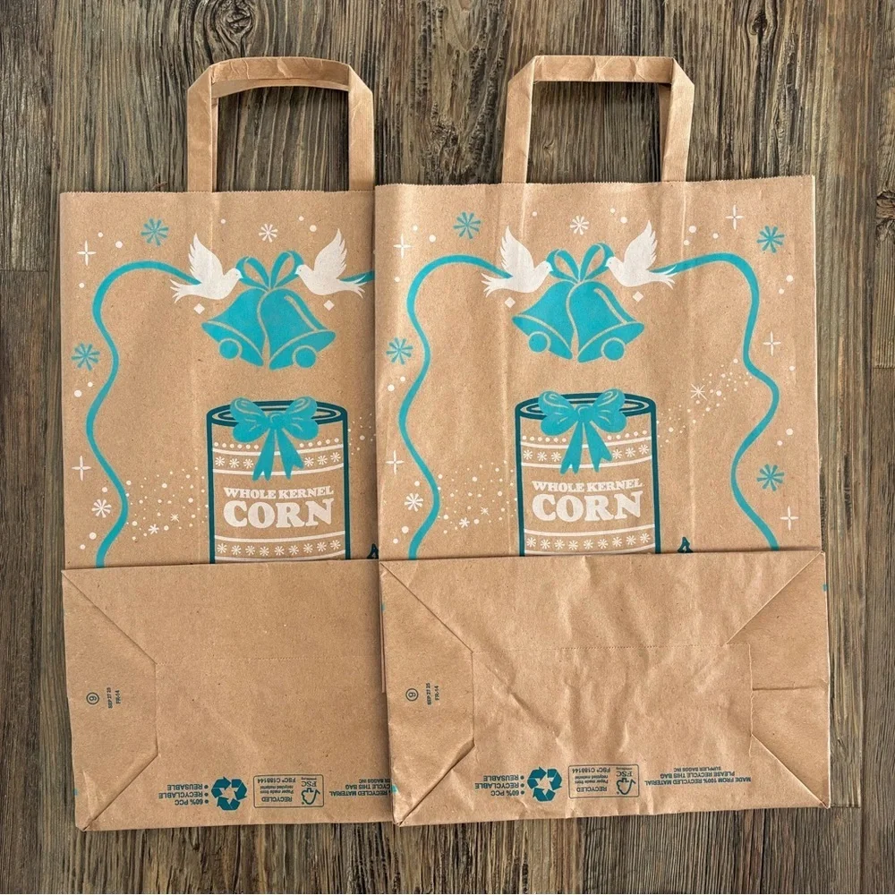 Trader Joe’s Empty Paper Shopping Grocery Bags (9), Wine Bags (2) Various Styles